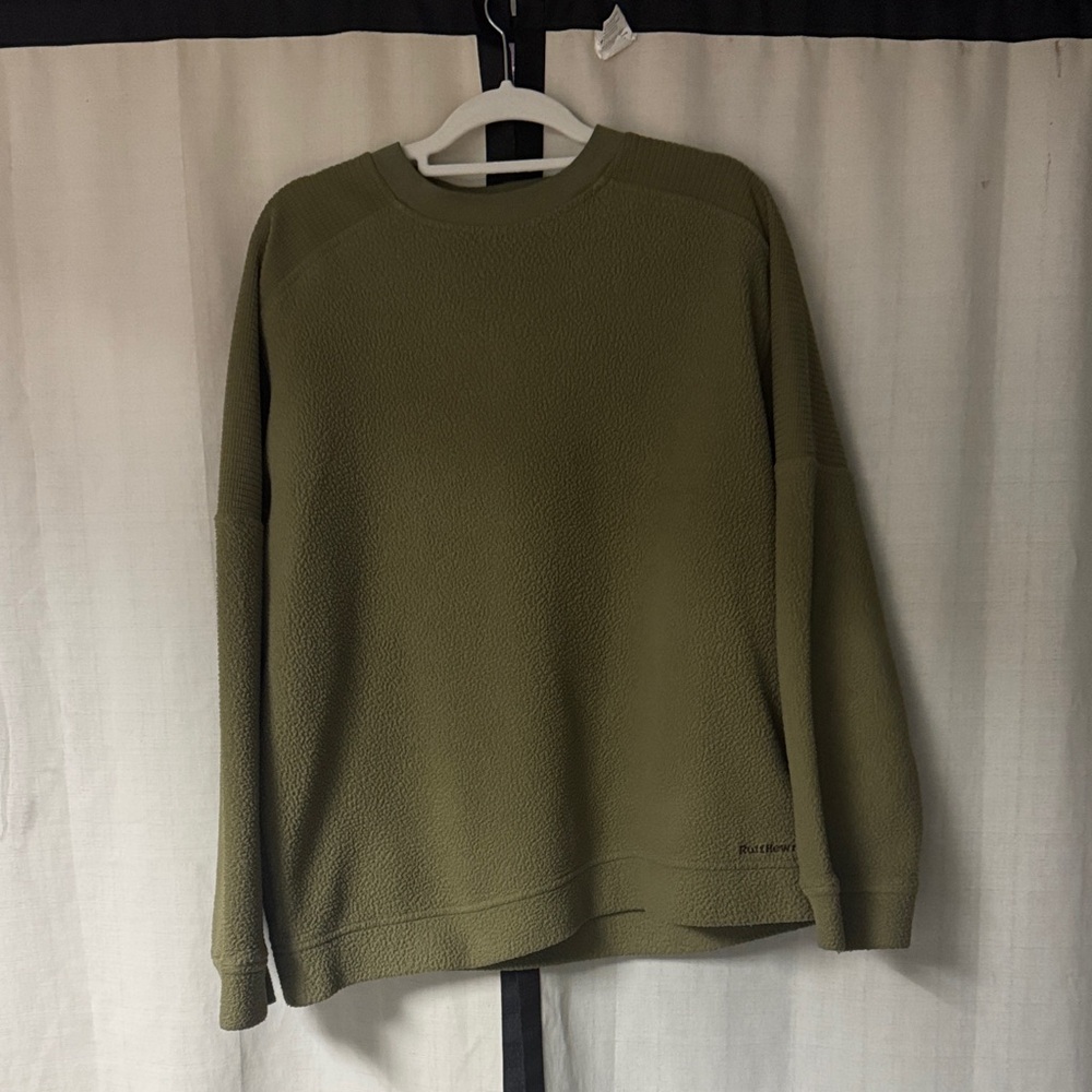 Ruff Hewn Men's Moss Green Crewneck Sweater